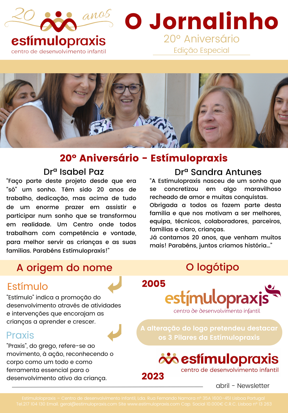 Jornalinho aniversario